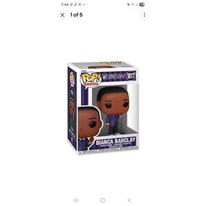 Funko Pop! Wednesday - Bianca Barclay #1817 Vinyl Figure with Protector